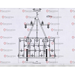 Культиватор для сплошной обработки почвы КПМ-4 (220мм, 45х12) (80 л.с.)