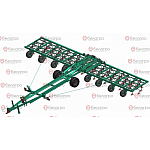 Культиватор для сплошной обработки почвы КПМ-12 Евро
