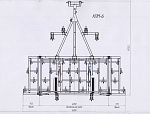 Культиватор для сплошной обработки почвы КПМ-6 (220мм, 45х12) (120 л.с.)